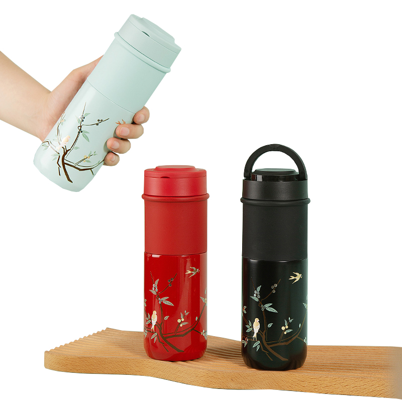 小茶静月沁瓷保温杯（高级礼盒/礼袋） MT-100A