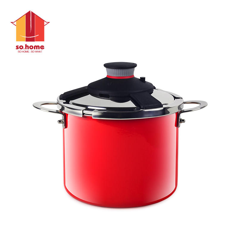 靓彩不锈钢珐琅高压锅  R429-22
