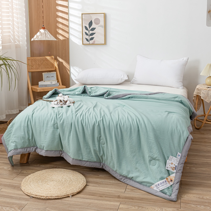 2023新款A类无印风水洗棉大豆夏被