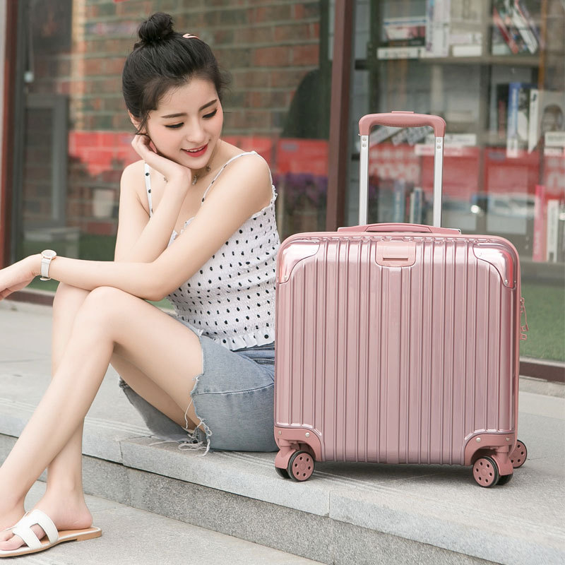 三品松PVC商务拉链款拉杆箱18寸MF-901