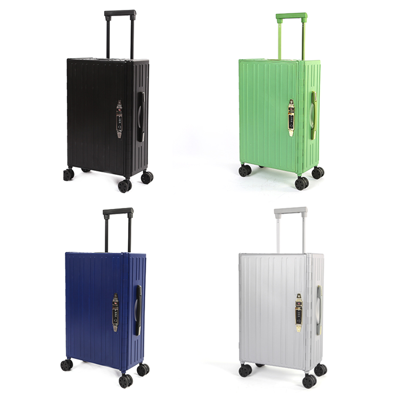 三品松多功能纯PC折叠拉杆箱MF-1009